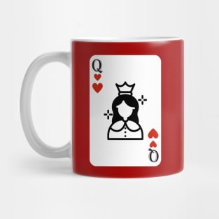 Queen Card, Queen of Heart Mug